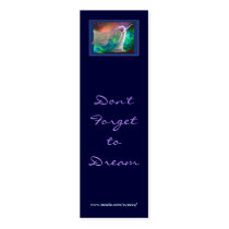 Don't Forget to Dream v2 bookmark Business Card Template