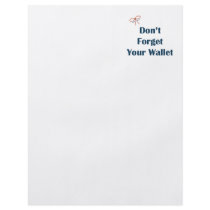Don't Forget Your Wallet Reminders Full Color Flyer
