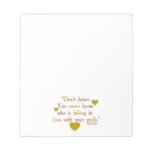 DON'T FROWN MEMO NOTEPAD
