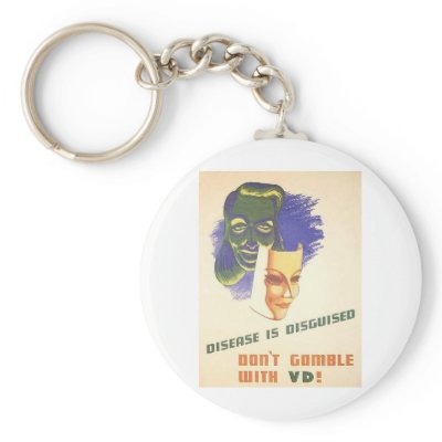 Don't Gamble with VD Keychain by mysmys
