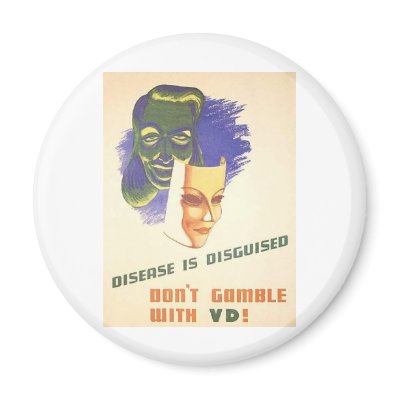 Don't Gamble with VD Refrigerator Magnets by mysmys