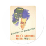 Don't Gamble with VD stickers