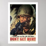 Don't Get Hurt Print