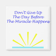 Don't Give Up Magnet