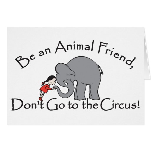 Don't Go to the Circus Card