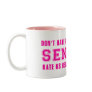 Don't Hate Us Because We're Seniors Coffee Mugs
