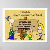 Don't ignore the signs print