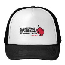 Don't interrupt Me Trucker Hats