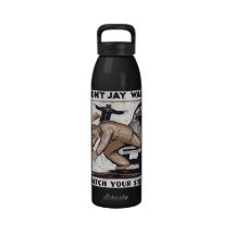 Don't Jay Walk WPA Poster bottle Drinking Bottles