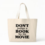 Don't Judge a Book by its Movie Canvas Bag