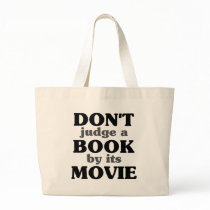 Don't Judge a Book by its Movie Canvas Bag