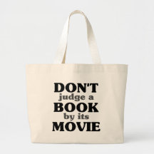 Don't Judge a Book by its Movie Canvas Bag