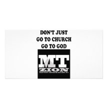 Don't Just Go Picture Card