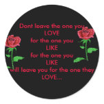 dont leave her just yet sticker