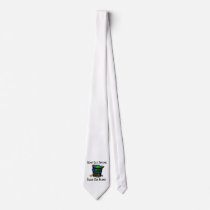 Don't let anyone Trash our Planet Necktie