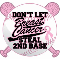 Don't Let Breast Cancer Steal 2nd Base Photo Cutouts
