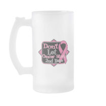 Dont Let Cancer Steal 2nd Base - Breast Cancer Mugs