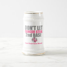 Dont Let Cancer Steal Second 2nd Base Mug