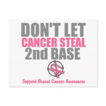 Dont Let Cancer Steal Second 2nd Base