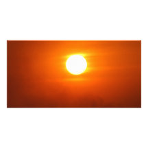 Don't Let The SunRise Customized Photo Card