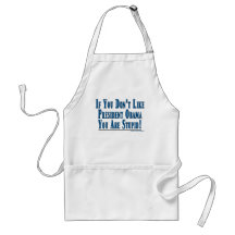 Don't Like Obama - You're Stupid Apron