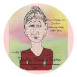 Don't Make Me Send the Library Lady Stickers