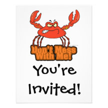dont mess with me mean crab custom announcement