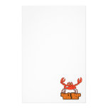 dont mess with me mean crab personalized stationery
