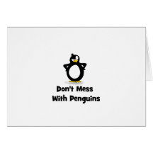 Don't Mess With Penguins Cards