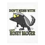 DONT MESS WITH THE HONEY BADGER PERSONALIZED ANNOUNCEMENTS