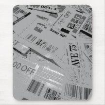 "Don't mouse around with my coupons!" Mouse Pads