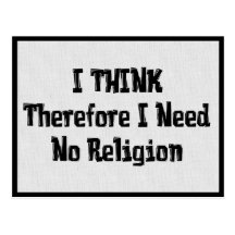 Don't Need Religion Postcard