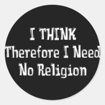 Don't Need Religion Sticker