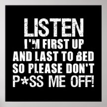 Don't P*ss Me Off!! Poster