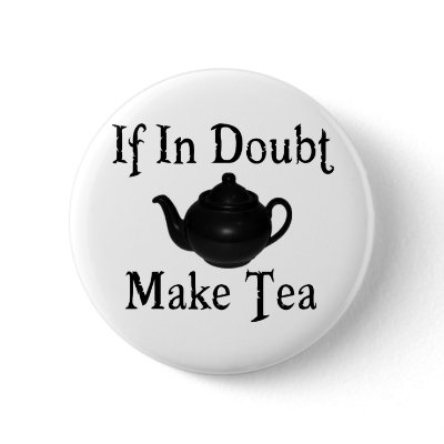 Don't panic - make tea! by spyderfyngers