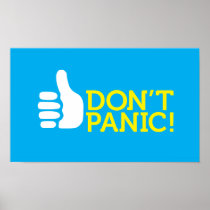 don't panic posters