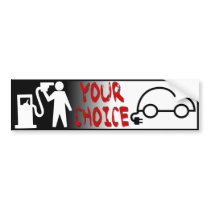 Don't Pump - Go electric bumpersticker