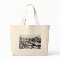 Don't SPIT in POOL 1920's Boys Swimming Diving Canvas Bags