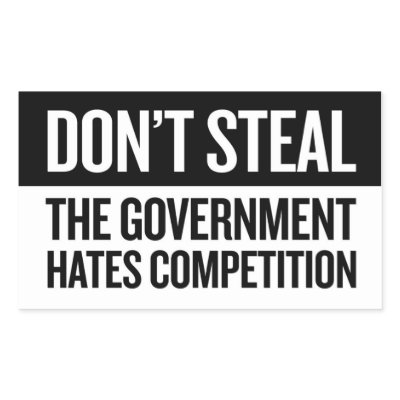 Don't Steal - Small Stickers by conservatee