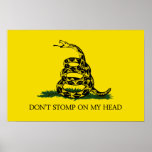 Don't Stomp on my Head Posters