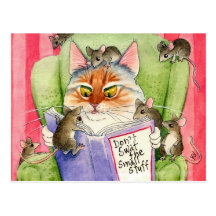 Don't swat the small stuff postcard