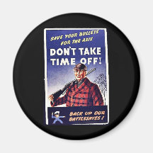 Don't Take Time Off Fridge Magnets