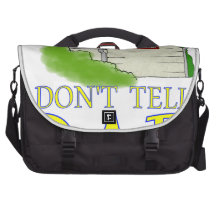 Don't tell DAD flying Bag For Laptop