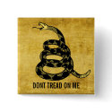 Don't Tread Me Customizable Button
