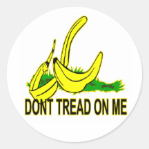 Dont_Tread_On_Me_banana_peel-1 Sticker