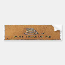 dont tread on me  banner bumper stickers