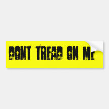 DONT TREAD ON ME Bumper Sticker