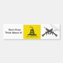 Don't Tread on Me Bumper Sticker