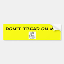 Don't Tread On Me! Bumper Sticker