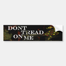 Dont Tread on Me Bumper Stickers